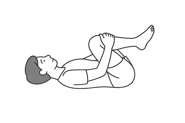 お尻＆もも裏ストレッチ