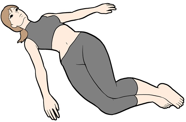 骨盤ゆらしストレッチ